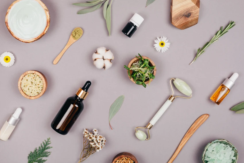 Botanical ingredients and skin care essentials
