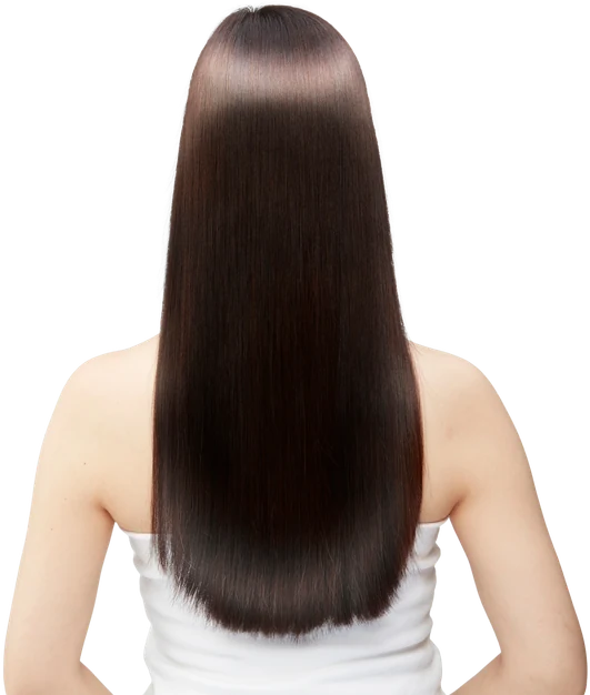 Smooth hair from the Glowzia salon treatment collection